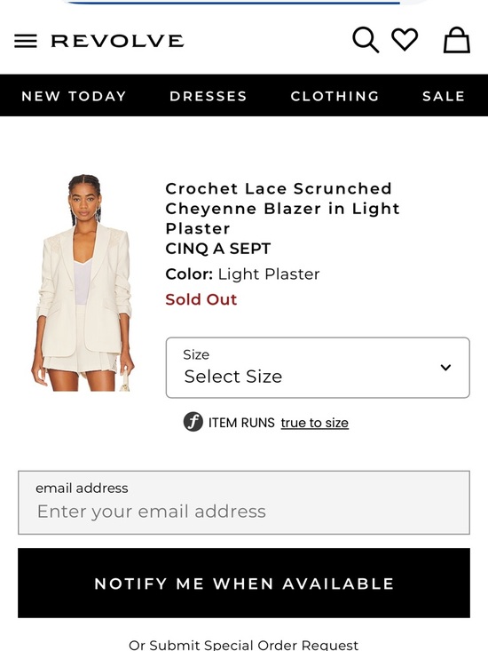 Cinq A Sept Crochet Lace Cheyenne Blazer Ivory Cream Neutral Quiet Luxury Spring - Picture 4 of 15